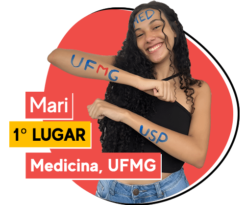 Mari, primeiro lugar em Medicina na UFMG